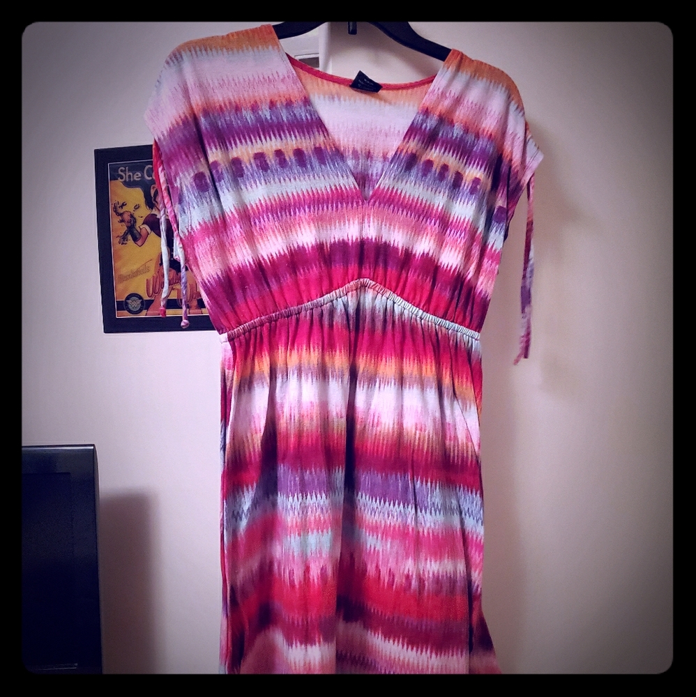 Faded Glory Women's Size Medium Multicolored Dress